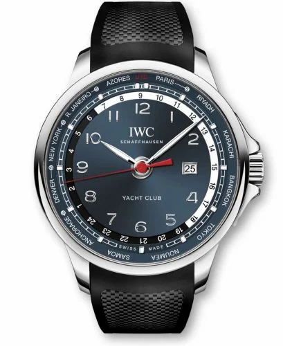 IWC Portugieser Yacht Club Worldtimer Stainless Steel / Solaris IW3266-06 (IW326606)